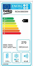 Chladnička s mrazničkou Beko RCNA366I30W bílá

 obrázek produktu 1 z 3