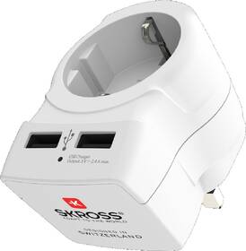 Cestovní adaptér SKROSS UK USB pro použití ve Velké Británii, vč. 2x USB 2400mA 

 obrázek produktu 1 z 7
