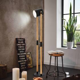 Stojací lampa Eglo Hornwood černá/dřevo

 obrázek produktu 1 z 1