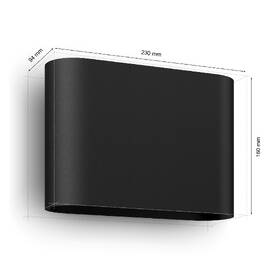 Nástěnné svítidlo Philips Dymera černé

 obrázek produktu 3 z 12