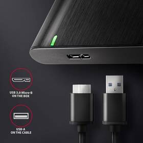 Box na HDD Axagon USB-A SATA 2.5 HDD 

 obrázek produktu 5 z 5