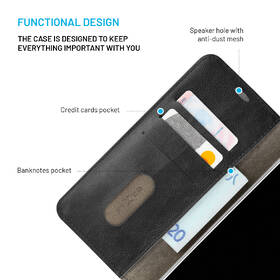 Pouzdro na mobil flipové FIXED Opus na Xiaomi 17T černé

 obrázek produktu 2 z 7
