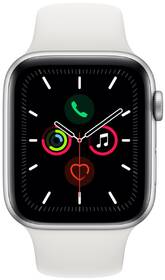 Chytré hodinky Apple GPS 44mm pouzdro ze stříbrného hliníku - bílý sportovní řemínek SK 

 obrázek produktu 1 z 2