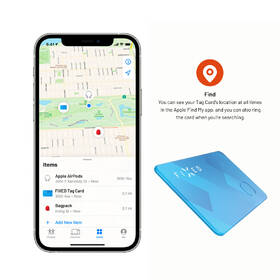 Lokátor FIXED Tag Card s podporou Find My, bezdrátové nabíjení modrý

 obrázek produktu 5 z 9