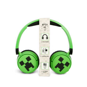 Sluchátka OTL Technologies Minecraft Creeper Wireless černá/zelená

 obrázek produktu 4 z 8