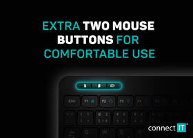 Klávesnice Connect IT Touch, CZ/SK layout černá

 obrázek produktu 4 z 7