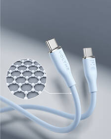 Kabel Voltme Powerlink Moss Series USB-C/USB-C, CTC 5A/100W 1,8m modrý

 obrázek produktu 1 z 1