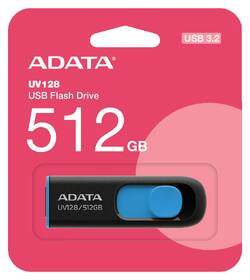USB Flash ADATA Dash Drive UV128 512GB černý/modrý

 obrázek produktu 4 z 4