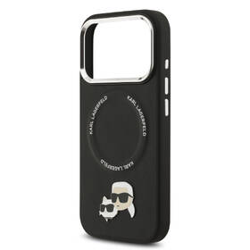 Kryt na mobil Karl Lagerfeld PU Karl and Choupette Heads Pins MagSafe na Apple iPhone 17 Pro Max černý

 obrázek produktu 5 z 7