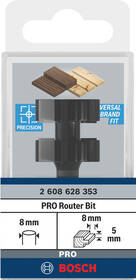 Fréza pero-drážka Bosch PRO 2.608.628.353 

 obrázek produktu 1 z 2