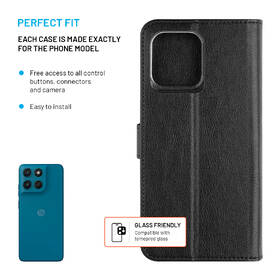 Pouzdro na mobil flipové FIXED Opus na Motorola Moto G57 Power černé

 obrázek produktu 2 z 7