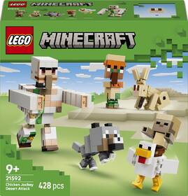 Stavebnice LEGO® Minecraft®  21592 Kuřecí žokej a útok v poušti 

 obrázek produktu 7 z 9