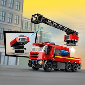 Stavebnice LEGO® City 60414 Hasičská stanice s hasičským vozem 

 obrázek produktu 4 z 9