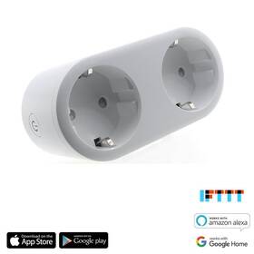 Chytrá zásuvka iQtech SmartLife WS017, Wi-Fi, 2x 
