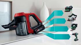 Tyčový vysavač Bosch BBS711ANM červená barva
