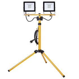 Reflektor EMOS Hobby Slim, 2x 30W, trojnožka černý/žlutý

 obrázek produktu 1 z 2