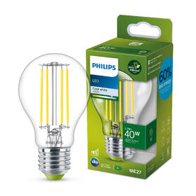 Žárovka LED Philips filament klasik, E27, 2,3W, studená bílá 

 obrázek produktu 2 z 3