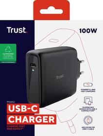 Nabíječka do sítě Trust Maxo 100 W USB-C s kabelem USB-C/USB-C, 2 m černý

 obrázek produktu 7 z 8