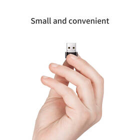 Redukce Baseus USB/USB-C černá barva
