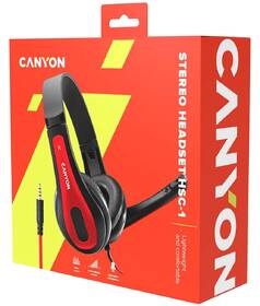 Headset Canyon HSC-1 černý/červený

 obrázek produktu 5 z 5