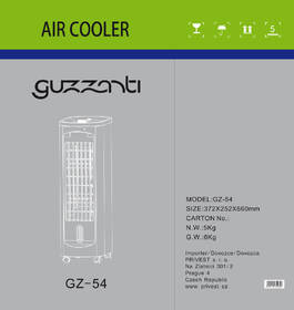 Ochlazovač vzduchu Guzzanti GZ 54 černý/bílý

 obrázek produktu 3 z 3