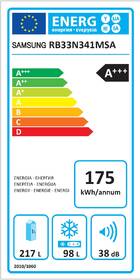 Chladnička s mrazničkou Samsung RB33N341MSA/EF 

 obrázek produktu 1 z 8