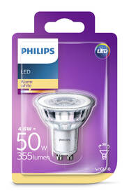 Žárovka LED Philips bodová, GU10, 4,6W, teplá bílá 

 obrázek produktu 1 z 1