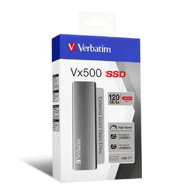 SSD externí Verbatim Vx500 120GB stříbrný

 obrázek produktu 2 z 2