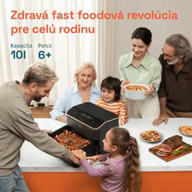 Fritéza horkovzdušná COSORI TF101S Dual Blaze TwinFry 10 l černá

 obrázek produktu 24 z 26