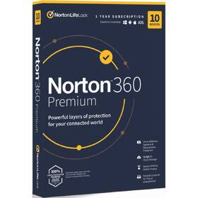 Software Norton 360 PREMIUM 75GB CZ 1 uživatel / 10 zařízení / 12 měsíců (BOX) 

 obrázek produktu 1 z 1