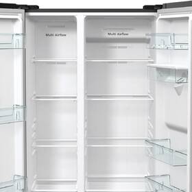 Americká lednice Hisense RS711N4WFD černá barva
