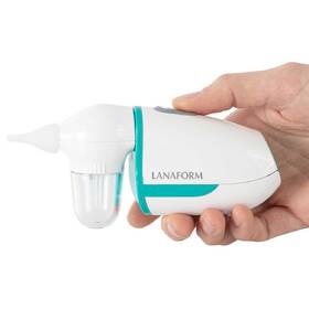 Nosní odsávačka Lanaform Baby Nose Vacuum bílá barva
