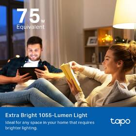 Chytrá žárovka TP-Link Tapo L535E, E27, Matter, Wi-Fi 

 obrázek produktu 2 z 10