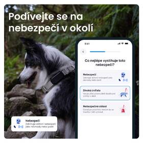 GPS lokátor Tractive DOG 6 černá barva
