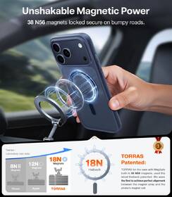 Kryt na mobil Torras Guardian Magnetic na Apple iPhone 17 Pro Max modrý

 obrázek produktu 7 z 7