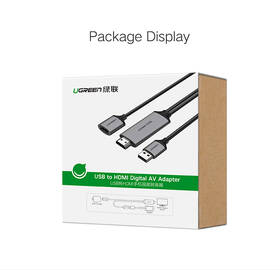 Kabel UGREEN USB/HDMI Digital AV Adapter 1,5m šedý

 obrázek produktu 6 z 6