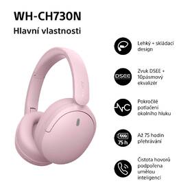 Sluchátka Sony WH-CH730N růžová

 obrázek produktu 8 z 11
