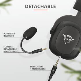 Headset Trust GXT 414 Zamak Premium Multiplatform Gaming černý

 obrázek produktu 8 z 13