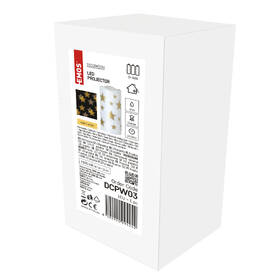 Dekorativní LED projektor EMOS hvězdičky, 3x AAA, vnitřní, teplá bílá 

 obrázek produktu 6 z 6