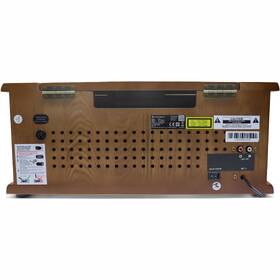 Gramofon Soundmaster NR560 hnědá barva
