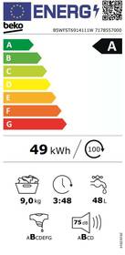 Pračka Beko B5WFST6914111W bílá barva
