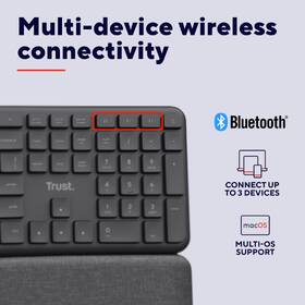 Klávesnice Trust Keyra Ergonomic, US černá

 obrázek produktu 6 z 9