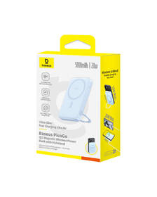Powerbanka Baseus PicoGo Qi2 5000mAh 20W USB-C modrá

 obrázek produktu 9 z 10
