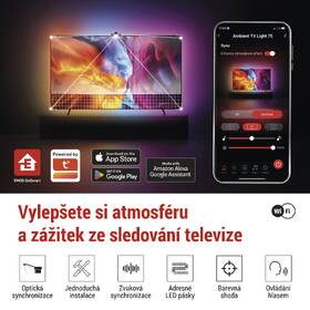LED pásek EMOS GoSmart Ambientní RGB za TV 75“ (189 cm) ZTV75 

 obrázek produktu 17 z 19