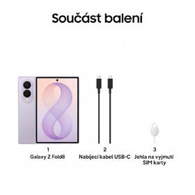 Mobilní telefon Samsung Galaxy Z Fold8 5G 12 GB / 256 GB fialový

 obrázek produktu 9 z 16