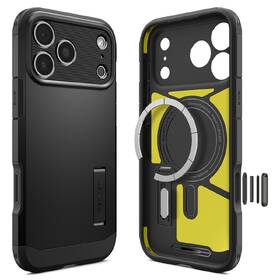 Kryt na mobil Spigen Tough Armor T MagSafe na Apple iPhone 18 Pro / 17 Pro černý

 obrázek produktu 4 z 15