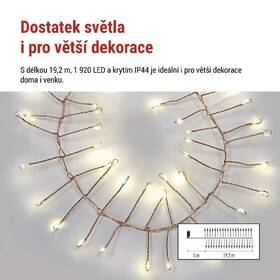 LED řetěz EMOS 1920, IP44, WW (19,2m) měděný

 obrázek produktu 3 z 6