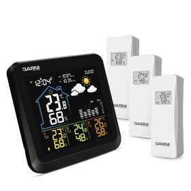 Meteorologická stanice GARNI 502 černá barva
