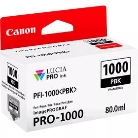 Inkoustová náplň Canon PFI-1000 PBK, 80 ml, foto černá 

 obrázek produktu 1 z 2