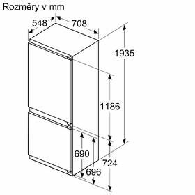 Chladnička s mrazničkou Siemens KB96NADD0 XXL objem 

 obrázek produktu 12 z 16